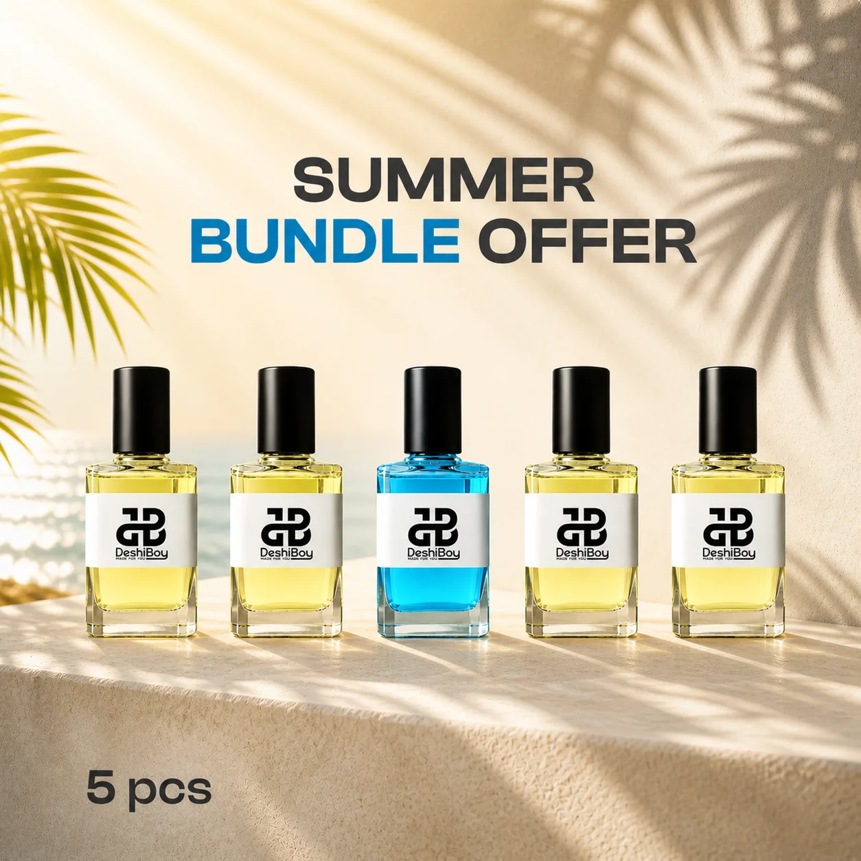 Ultimate 5 PCS Summer Perfume Oil Bundle For Men