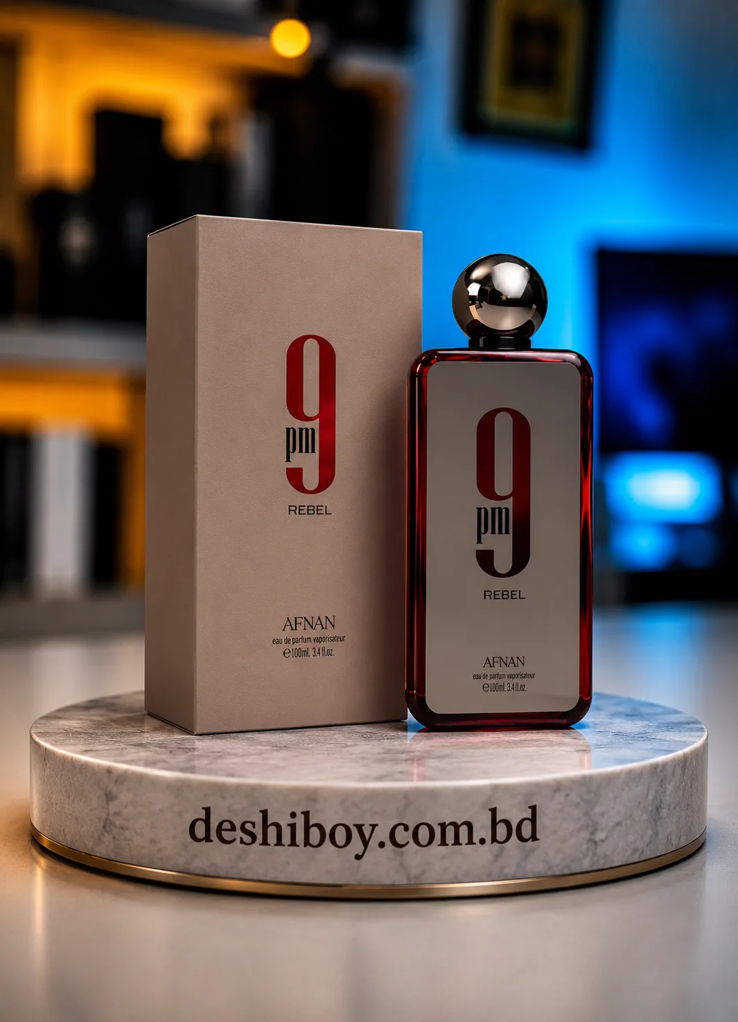 Afnan 9PM Rebel EDP for Men – Long Lasting Premium Perfume